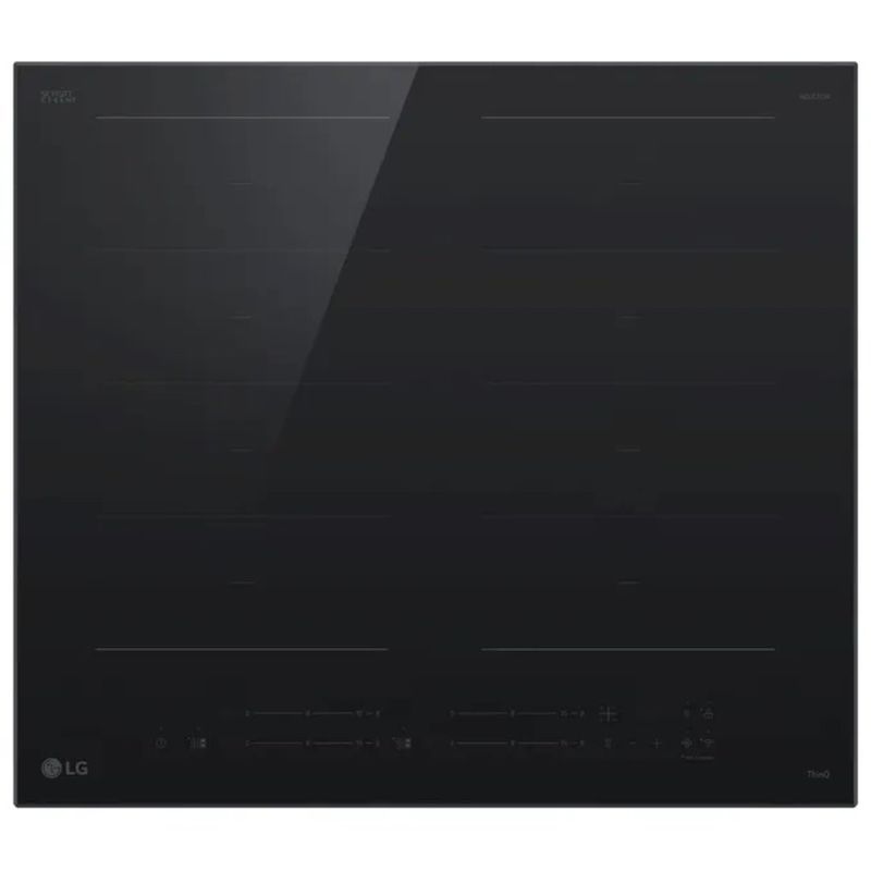 LG CI7Z2437BA Piano Cottura a Induzione 60 cm, 2 Zone Flexy, Wi-Fi, Nero
