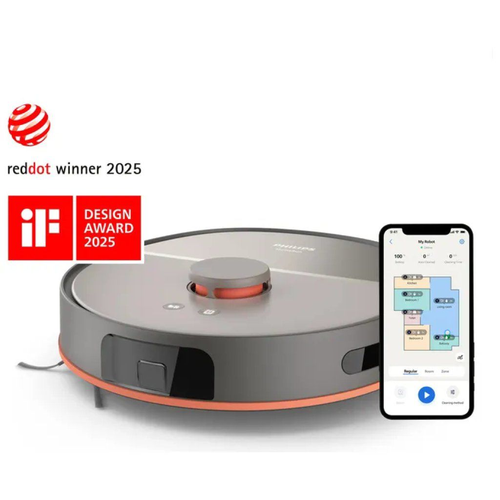 Philips HomeRun Serie 5000 XU5000-10 Robot Aspirapolvere con Stazione Autosvuotante Philips HomeRun Serie 5000 XU5000-10 Robot Aspirapolvere con Stazione Autosvuotante