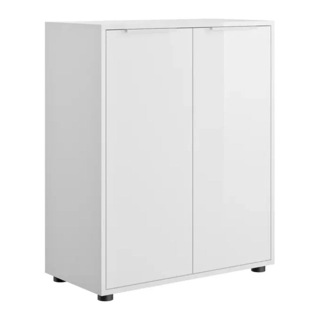 Composad ESPRESSO Armadio Basso 2 Ante Bianco Laccato Composad ESPRESSO Armadio Basso 2 Ante Bianco Laccato