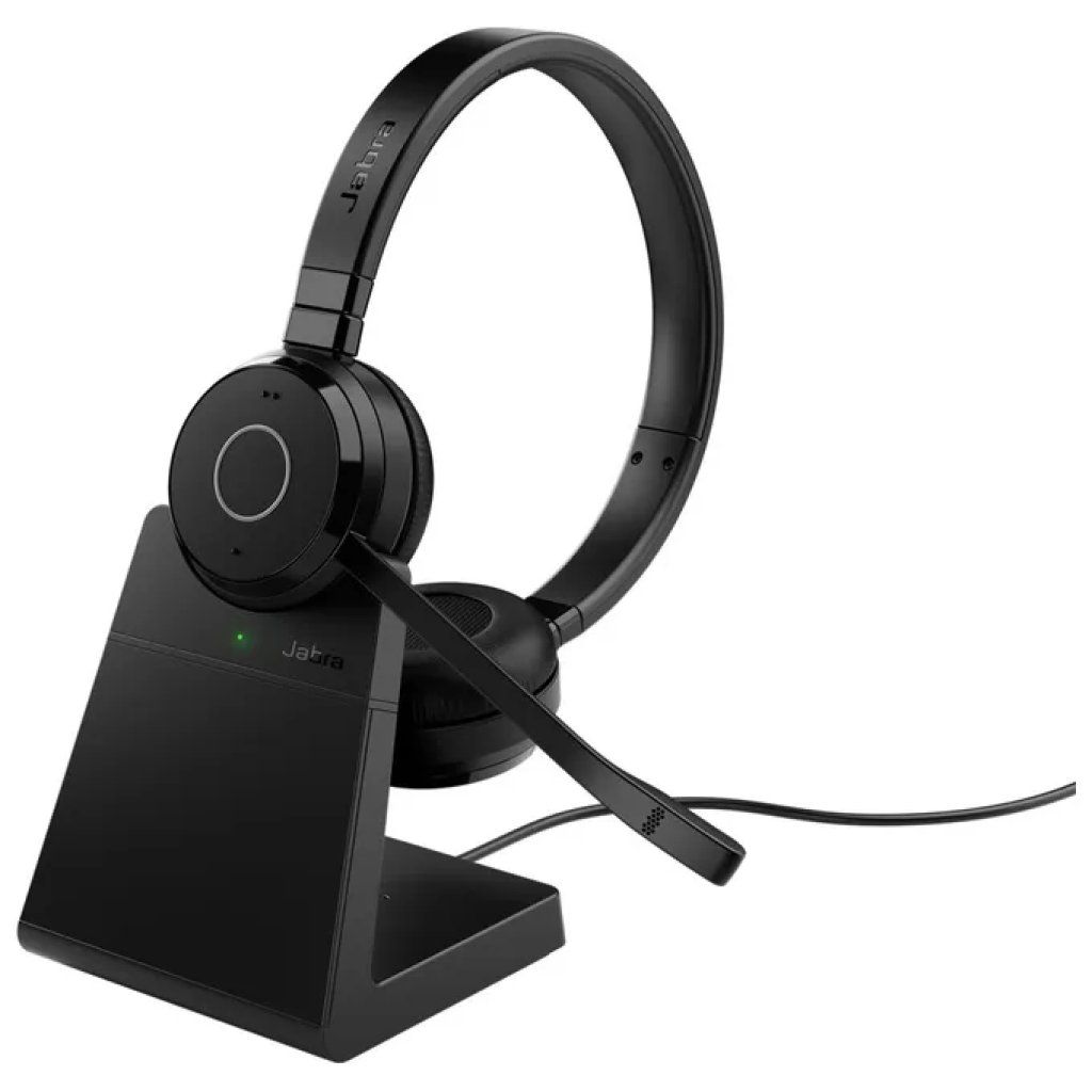 Jabra Evolve 65 TE Duo – Cuffie Bluetooth con USB-A, Nero Jabra Evolve 65 TE Duo – Cuffie Bluetooth con USB-A, Nero