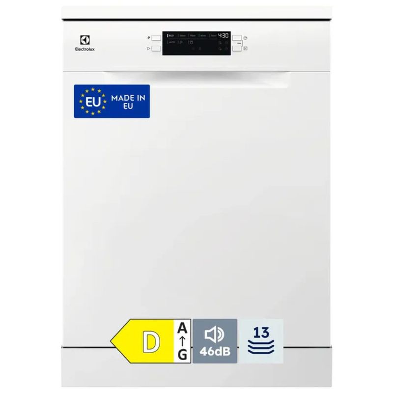 ELECTROLUX Lavastoviglie Electrolux Serie 500 AirDry 13 coperti, classe D, 60 cm, bianca
