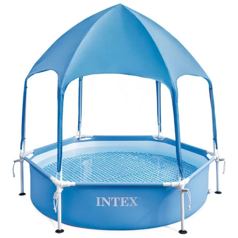 Intex 28209EP Piscina per Bambini con Spruzzatore e Tettuccio UPF 50+