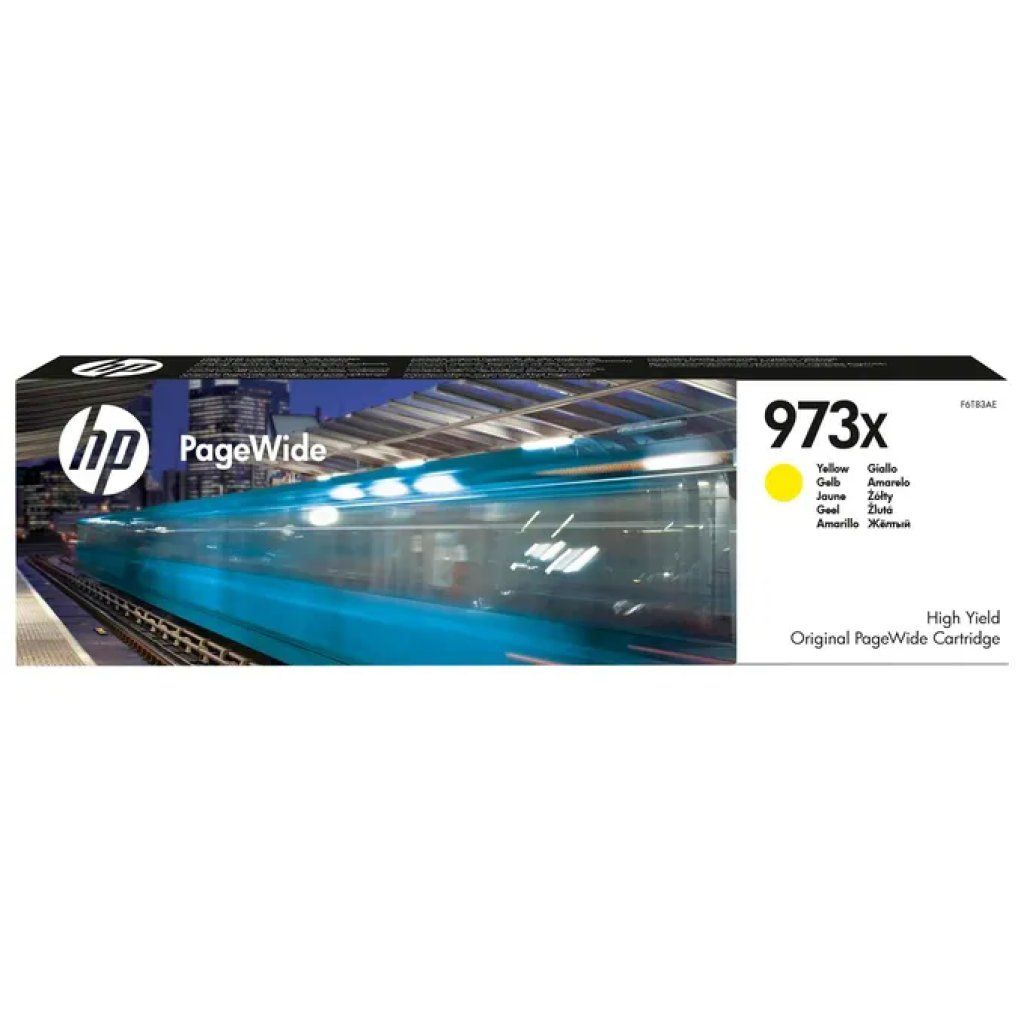 HP 973X F6T83AE Cartuccia Originale Gialla Alta Capacità HP 973X F6T83AE Cartuccia Originale Gialla Alta Capacità