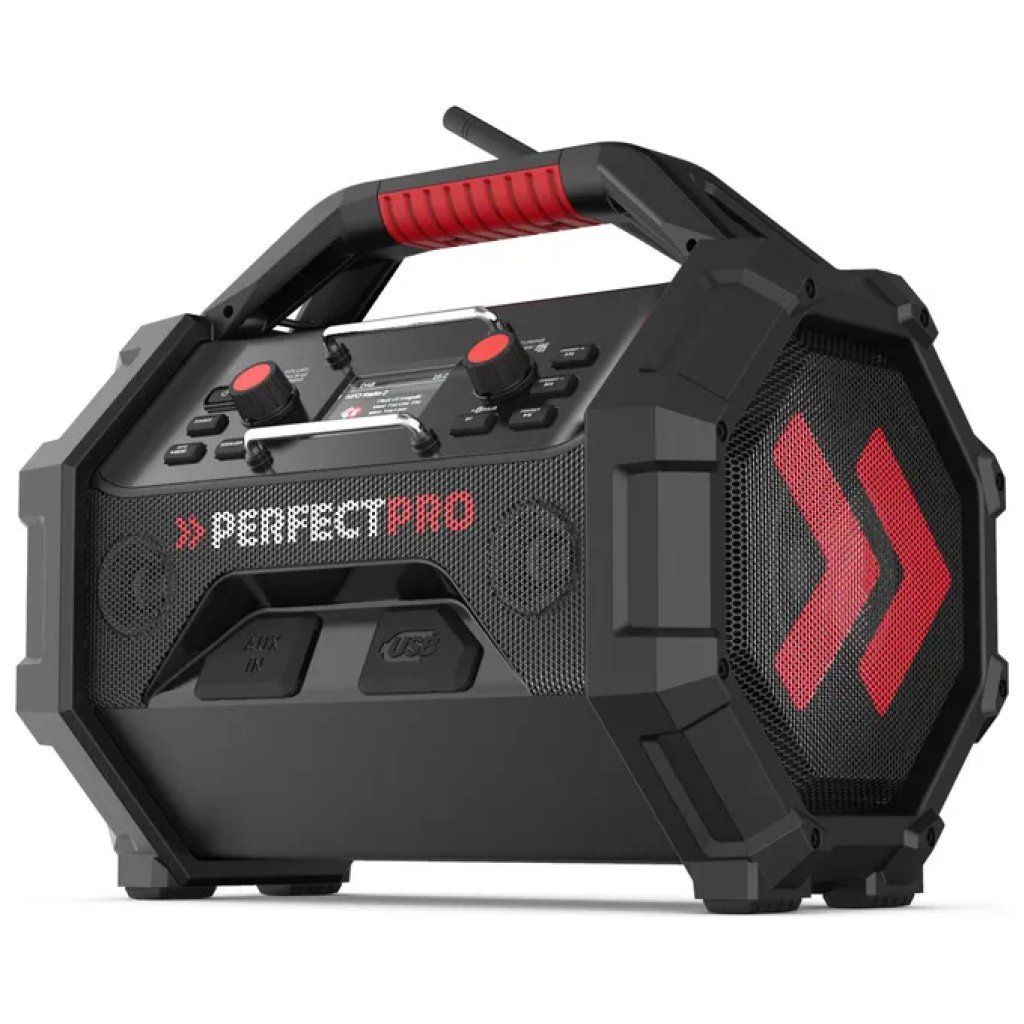 Perfectpro ROCKTAGON OCT-18V – Radio da cantiere DAB+ con Bluetooth