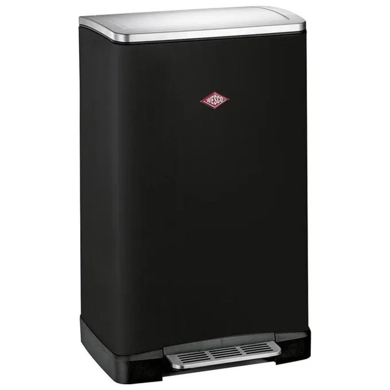 Wesco Big Double Boy – Cestino a pedale 36 L, grafite opaco