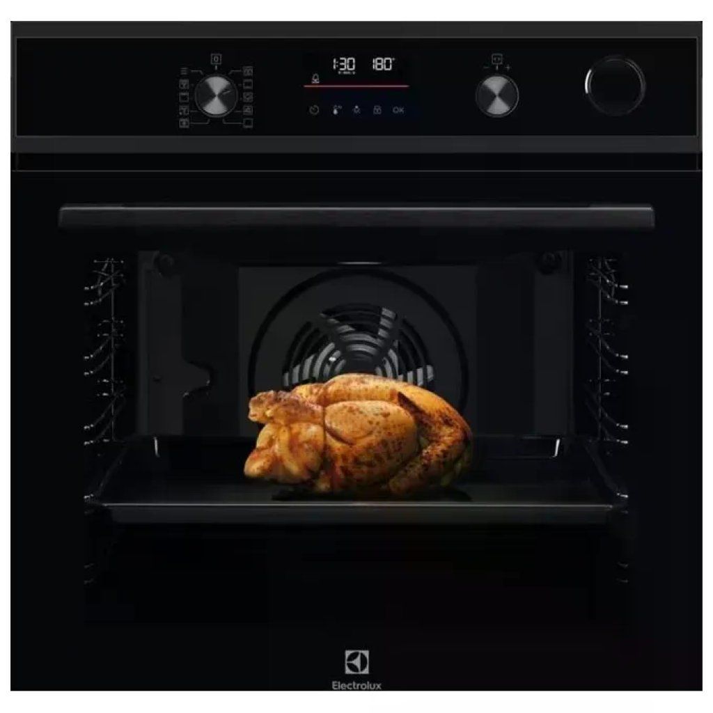 ELECTROLUX Forno da incasso Electrolux EOC6H56H SteamCrisp 72 L, 2990 W, A+ Nero ELECTROLUX Forno da incasso Electrolux EOC6H56H SteamCrisp 72 L, 2990 W, A+ Nero