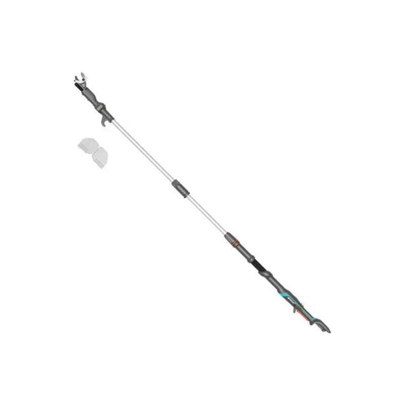 Gardena HighCut 250 18 V – Troncarami telescopico a batteria, taglio 2,8 cm