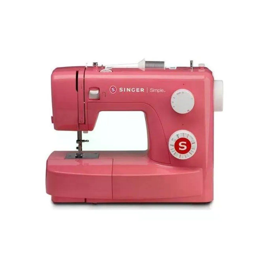 SINGER Simple 3223R – Macchina da cucire elettromeccanica rossa