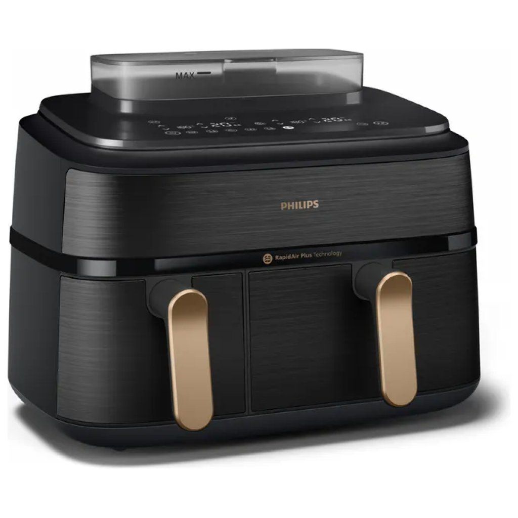 Philips Serie 5000 NA552/00 Friggitrice ad Aria Doppio Cestello 9 L
