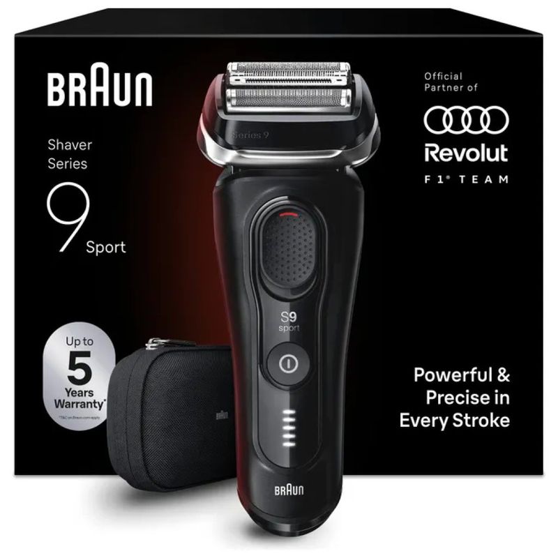 Braun 473699 Series 9 Rasoio elettrico WetandDry 1 testina autonomia 60 min colore Nero