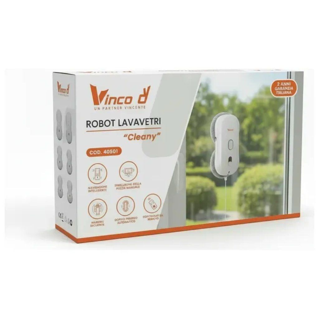 Vinco Cleany Robot Lavavetri 72 W Nero Vinco Cleany Robot Lavavetri 72 W Nero