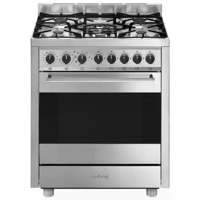SMEG Cucina a gas Smeg Master B71GMX2 in acciaio inox