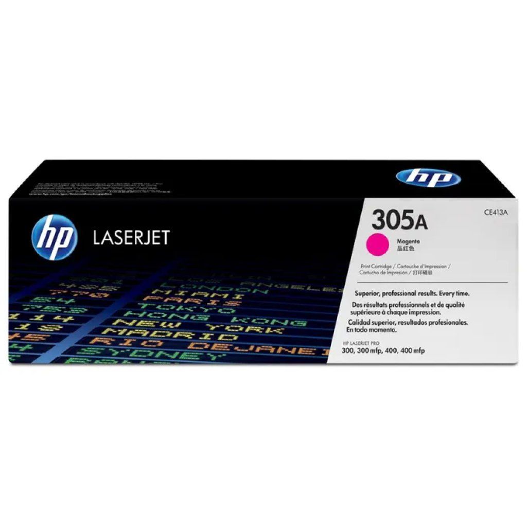 HP Toner originale HP 305A CE413A Magenta per LaserJet Pro HP Toner originale HP 305A CE413A Magenta per LaserJet Pro