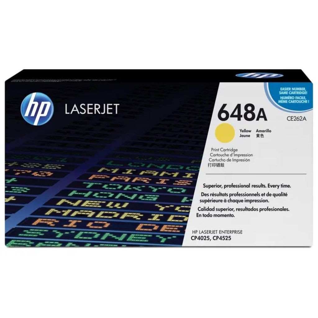 HP 648A CE262A Toner Originale Giallo, 11.000 Pagine