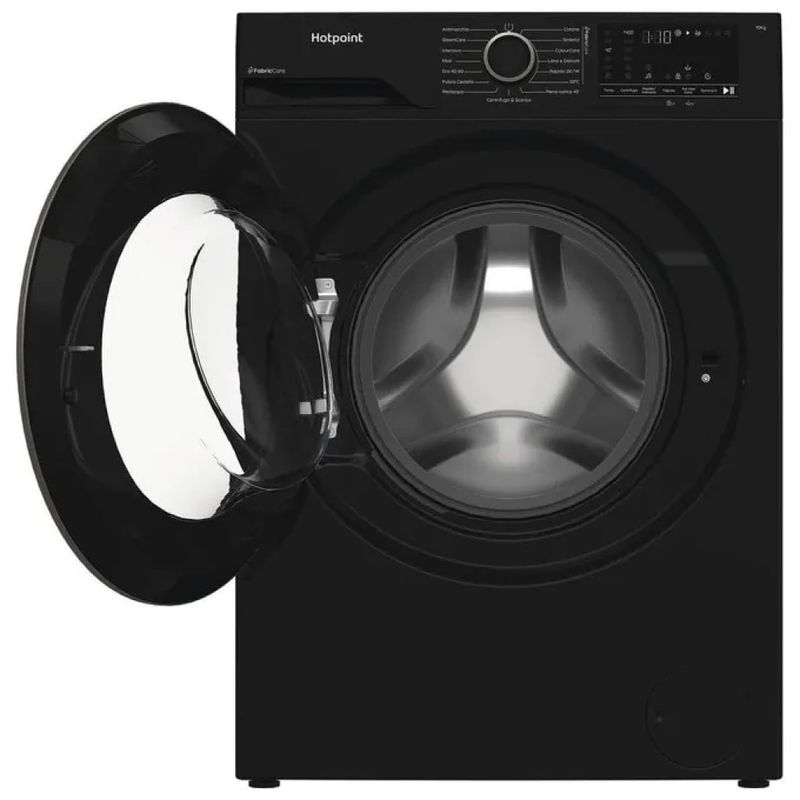 Hotpoint Ariston Hotpoint HB 103B CARE IT Délica Lavatrice 10 kg, 1400 giri, Classe A, Inverter e Vapore, Nera