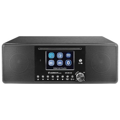 Albrecht DR 895 CD Radio Digitale Portatile DAB+/FM con Lettore CD, Nero