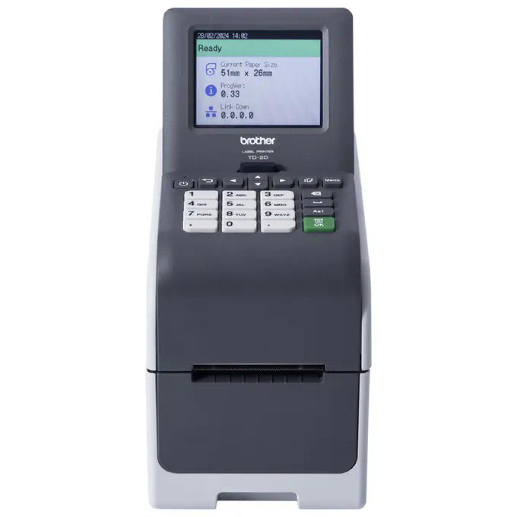 Brother TD-2320DSA203 Stampante Termica per Etichette 203 DPI con Ethernet