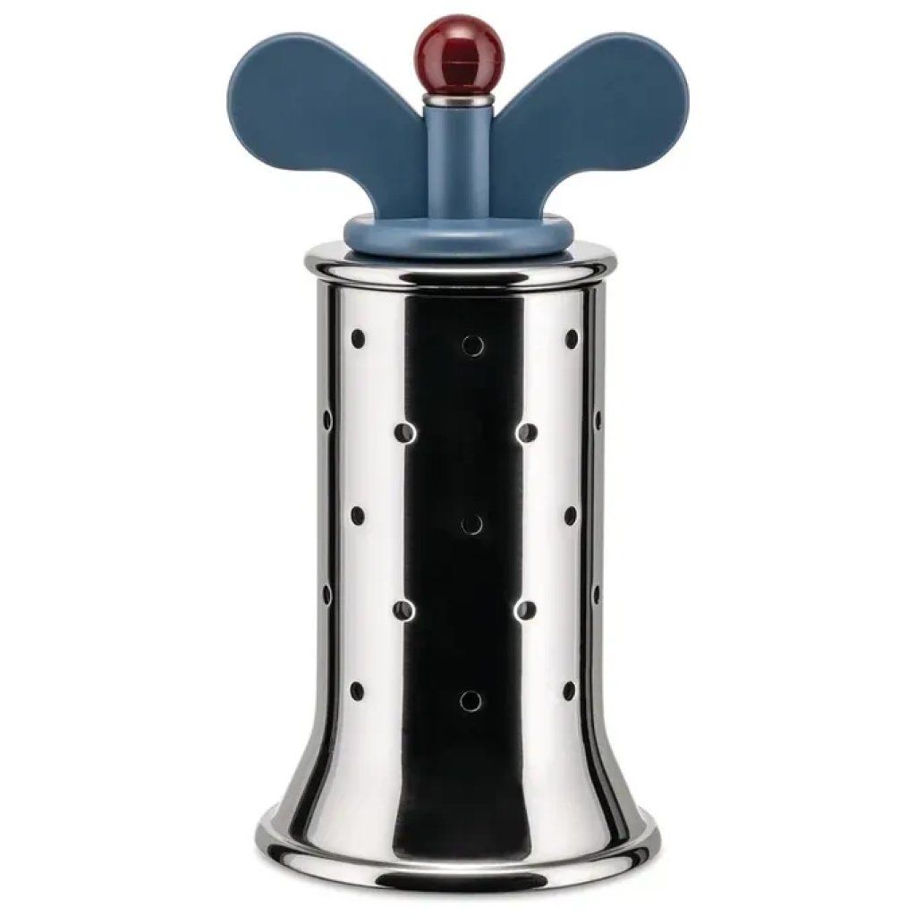 Alessi 9098 Macinapepe Manuale Blu in Acciaio Inox