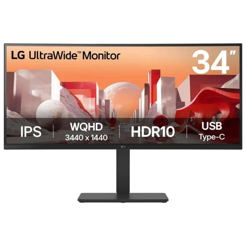 LG Monitor curvo LG 34BA75QE-B UltraWide 34” QHD IPS con USB-C