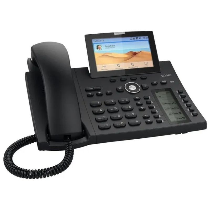 Snom D385N Telefono IP 12 linee SIP Gigabit PoE