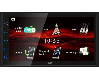 JVC KW-M180DBT Autoradio Multimediale 6,8 JVC KW-M180DBT Autoradio Multimediale 6,8" con DAB+ e Bluetooth