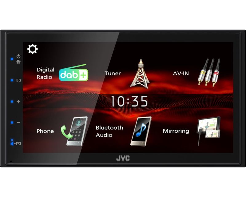 JVC KW-M180DBT Autoradio Multimediale 6,8 JVC KW-M180DBT Autoradio Multimediale 6,8" con DAB+ e Bluetooth