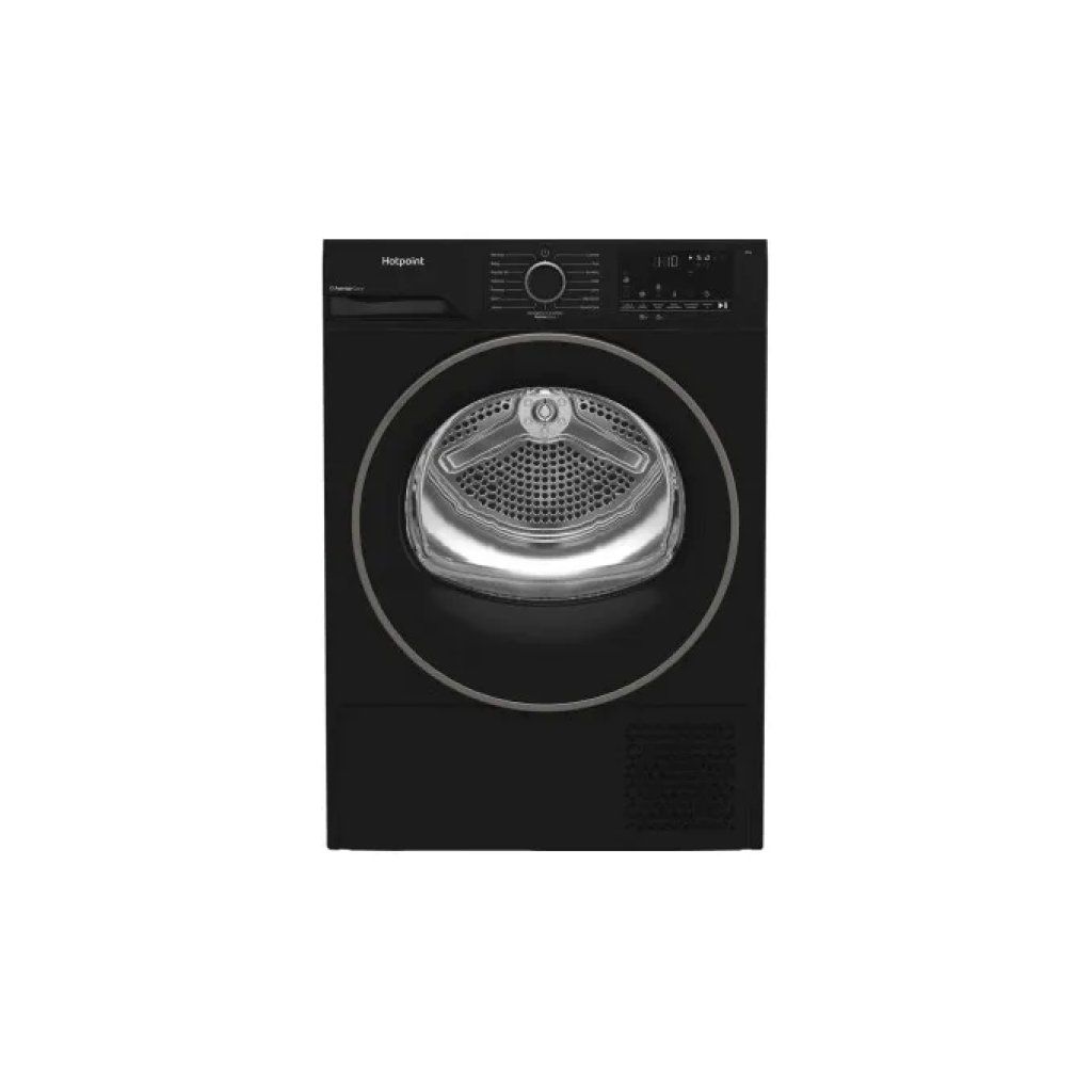 Hotpoint HPT94DBBSIT Asciugatrice a Pompa di Calore 9 kg, Classe C, Nera
