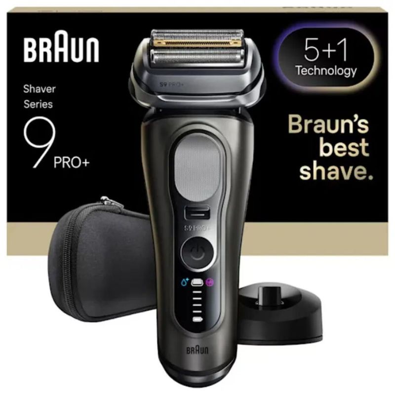 Braun Series 9 Pro+ 9615S Rasoio Trimmer Nero Grigio