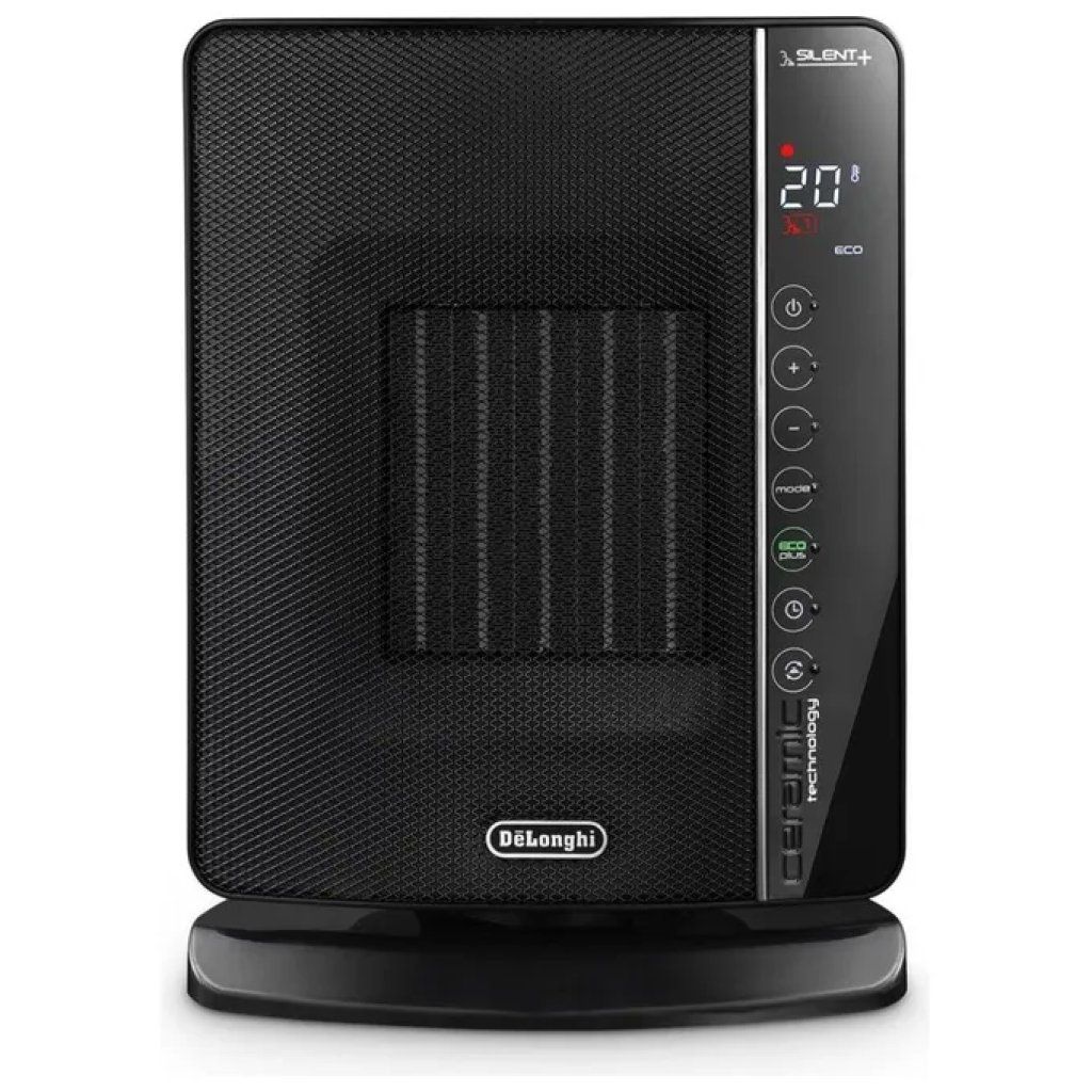 DELONGHI De’Longhi Silent+ DCH7993ER.BC Termoventilatore Ceramico 2400 W Nero