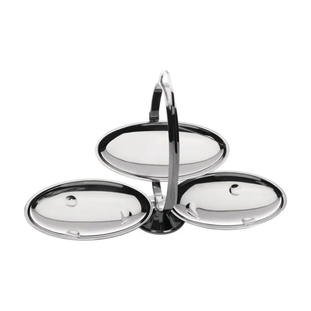 Alessi Anna Gong AM37 – Alzata Pieghevole in Acciaio Inox