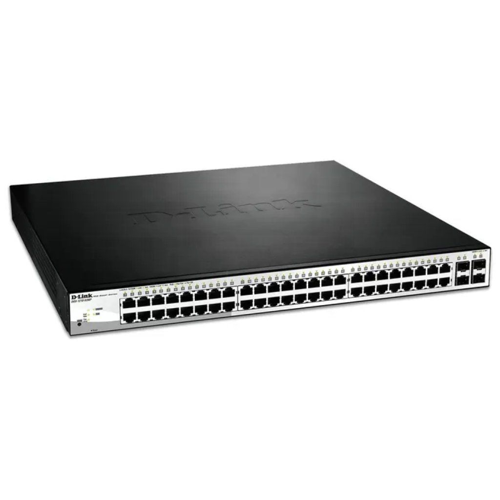D-LINK Switch D-Link DGS-1210-52MP Gigabit PoE gestito L2