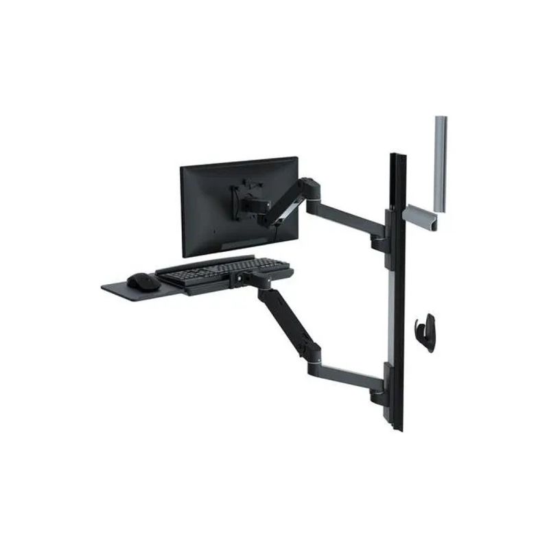 Ergotron LX Pro 45-696-292 Supporto a Parete per Monitor fino a 34" Nero