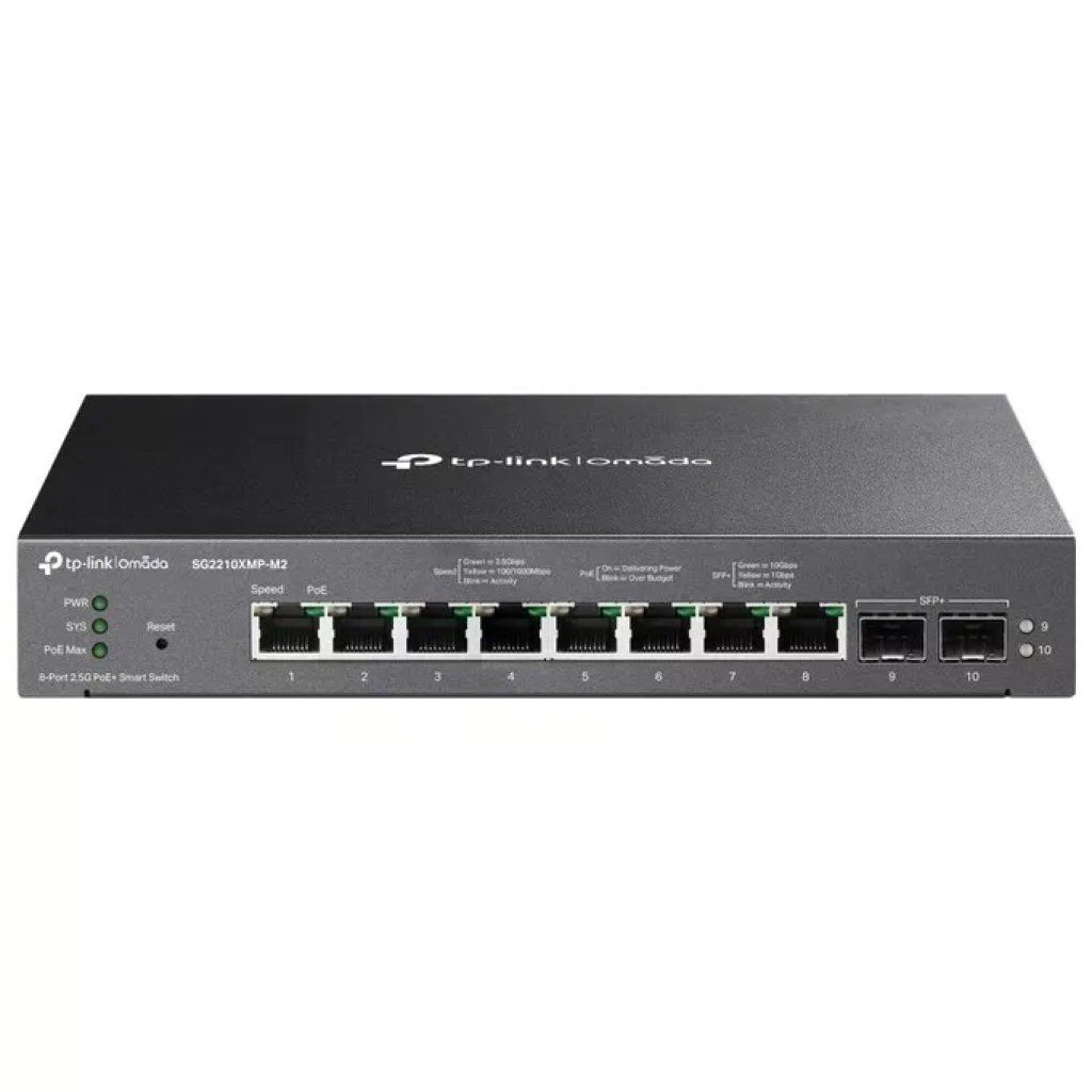 TP-Link Omada SG2210XMP-M2 Switch Gestito 2.5G PoE+ TP-Link Omada SG2210XMP-M2 Switch Gestito 2.5G PoE+