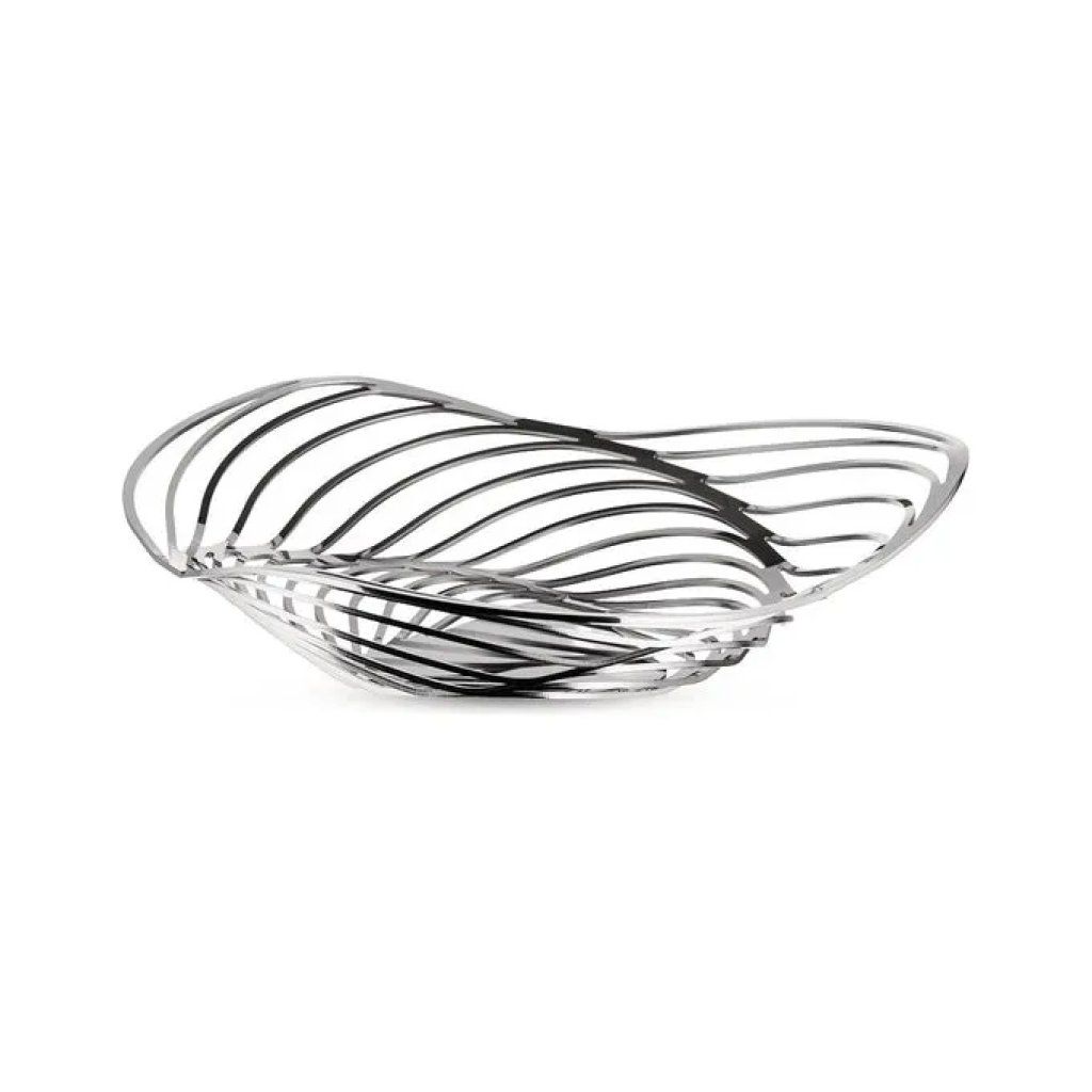 Alessi Trinity ACO02 Cestino Portafrutta in Acciaio Inox, 26 cm, Argento Alessi Trinity ACO02 Cestino Portafrutta in Acciaio Inox, 26 cm, Argento