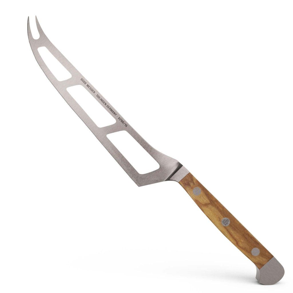 GUDE Güde Alpha Coltello da Formaggio 15 cm in Ulivo