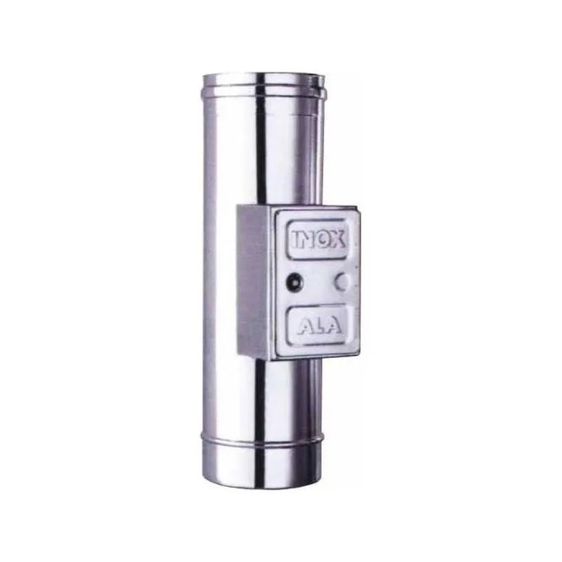 ALA 2000 Tubo inox AISI 316L 120 mm con sportello di ispezione, lunghezza 50 cm