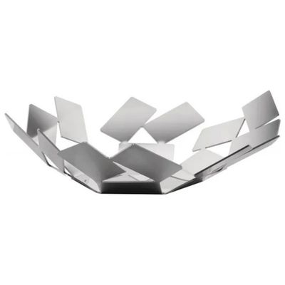 Alessi La Stanza dello Scirocco – Cestino in acciaio inox 18/10
