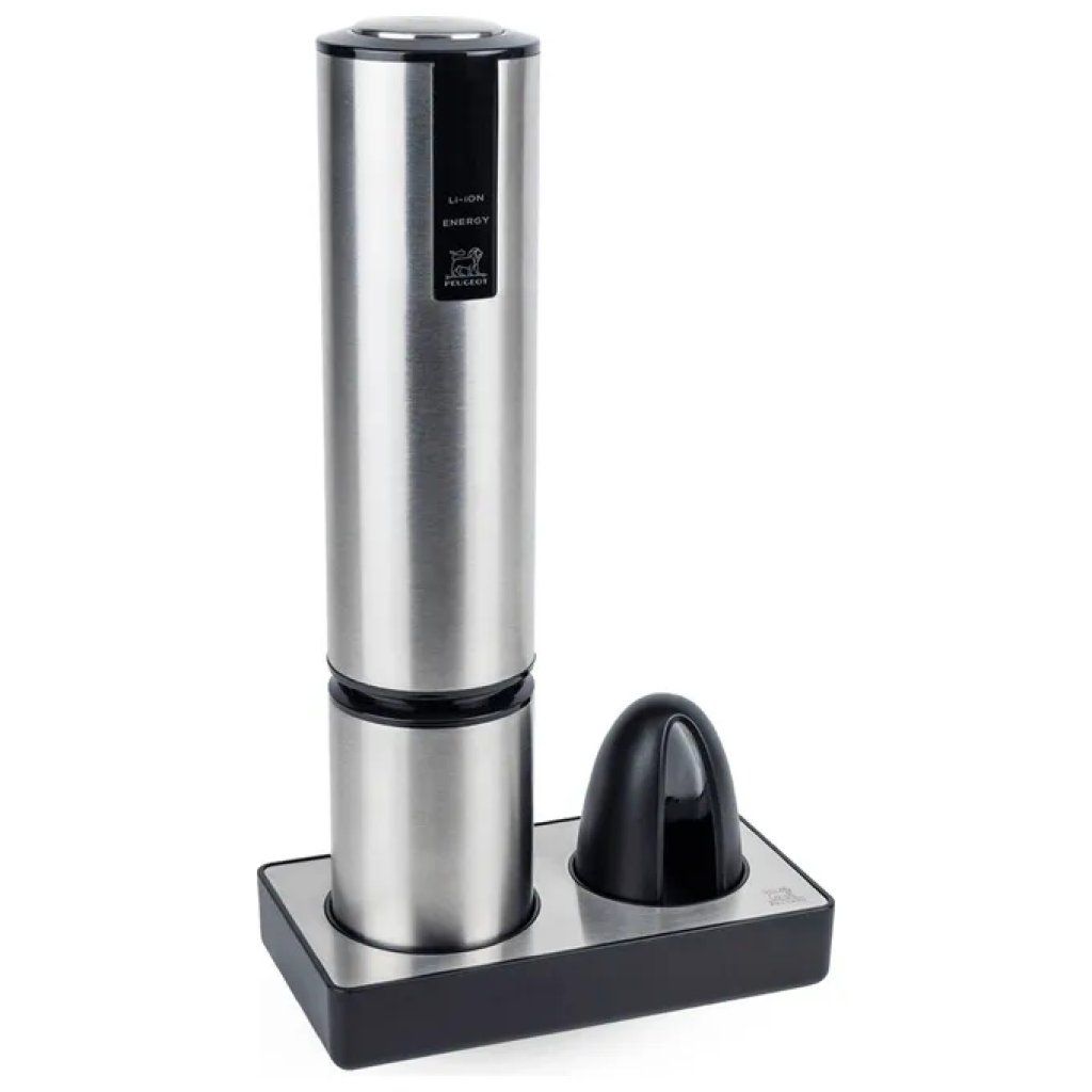Peugeot Elis Touch 200954 – Cavatappi elettrico USB in acciaio, color Alu Peugeot Elis Touch 200954 – Cavatappi elettrico USB in acciaio, color Alu