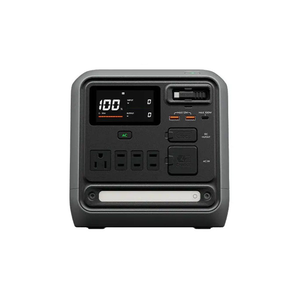 DJI Power 1000 Mini – Stazione di alimentazione portatile 1008 Wh, 1000 W, batteria LFP, nera