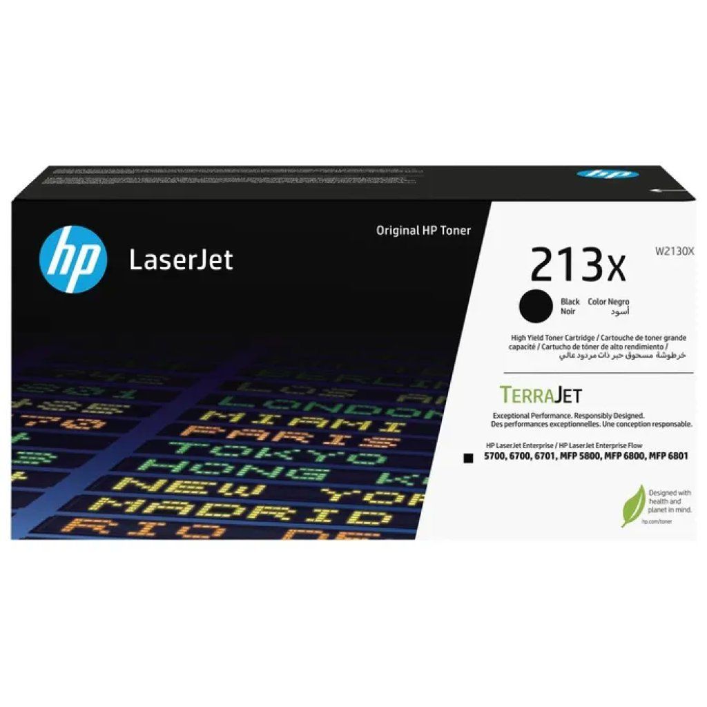 HP 213X W2130X Toner Originale Nero Alta Capacità