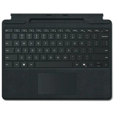 Microsoft Surface Pro for Business – Tastiera QWERTZ Tedesca con Copilot, Nero