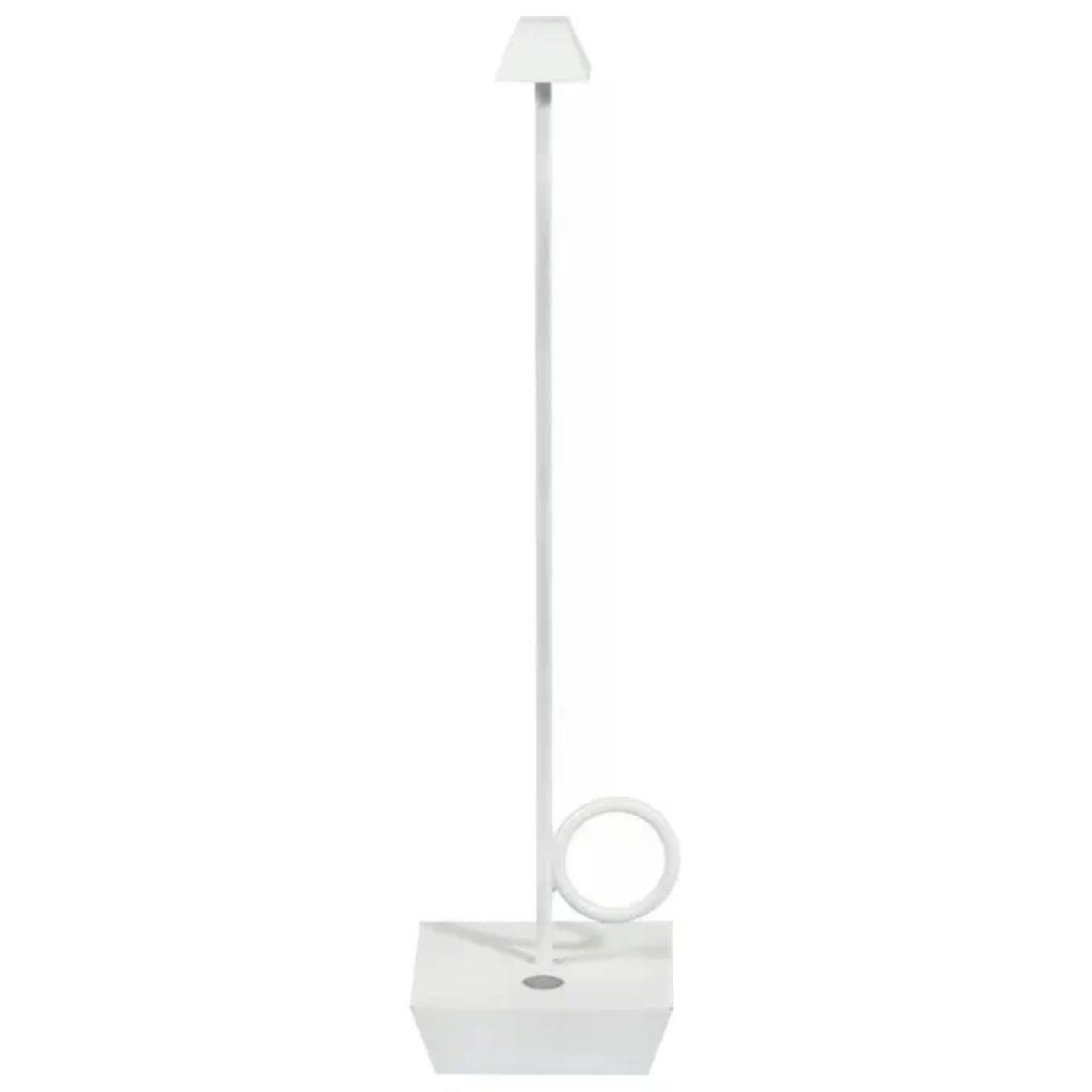 BROGGI DESIGN Broggi Bugia – Lampada da tavolo ricaricabile bianca BROGGI DESIGN Broggi Bugia – Lampada da tavolo ricaricabile bianca