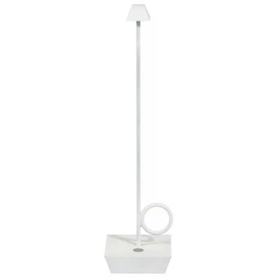 BROGGI DESIGN Broggi Bugia – Lampada da tavolo ricaricabile bianca BROGGI DESIGN Broggi Bugia – Lampada da tavolo ricaricabile bianca