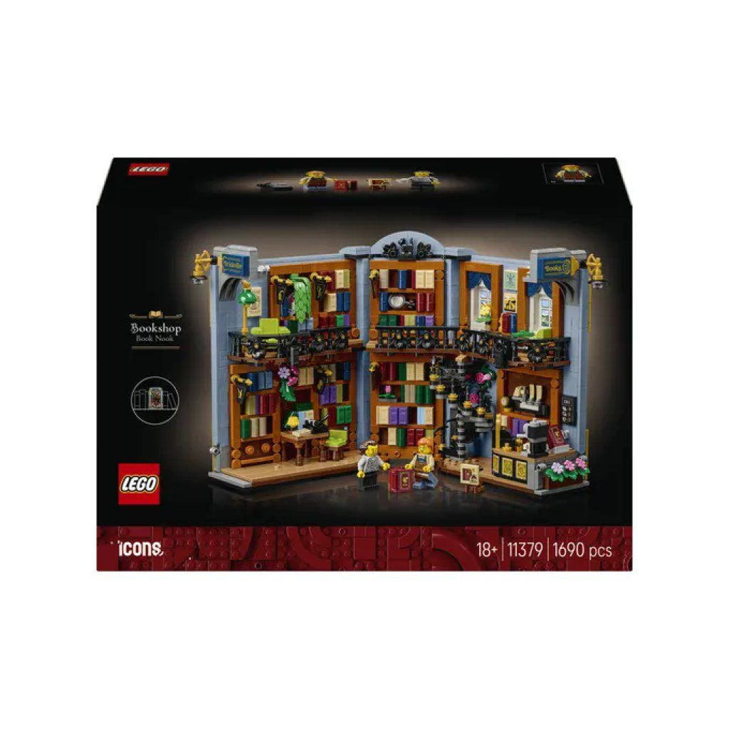 LEGO Icons Libreria Book Nook 11379 – 1.690 pezzi