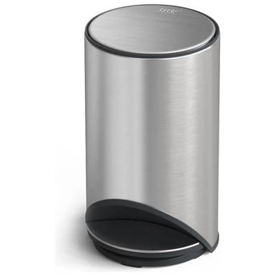Joseph Joseph Arc 30152 – Cestino a pedale da 10 L in acciaio inox