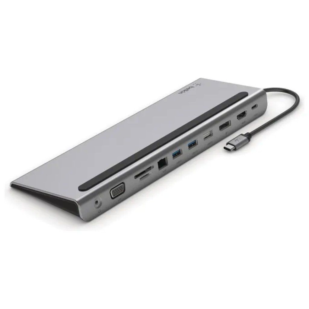 Belkin INC004BTSGY Dock USB-C 11-in-1, 100 W, 4K