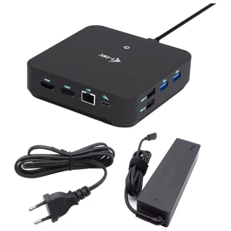 I-TEC Docking Station USB-C con 2 HDMI, DisplayPort e Power Delivery 100W