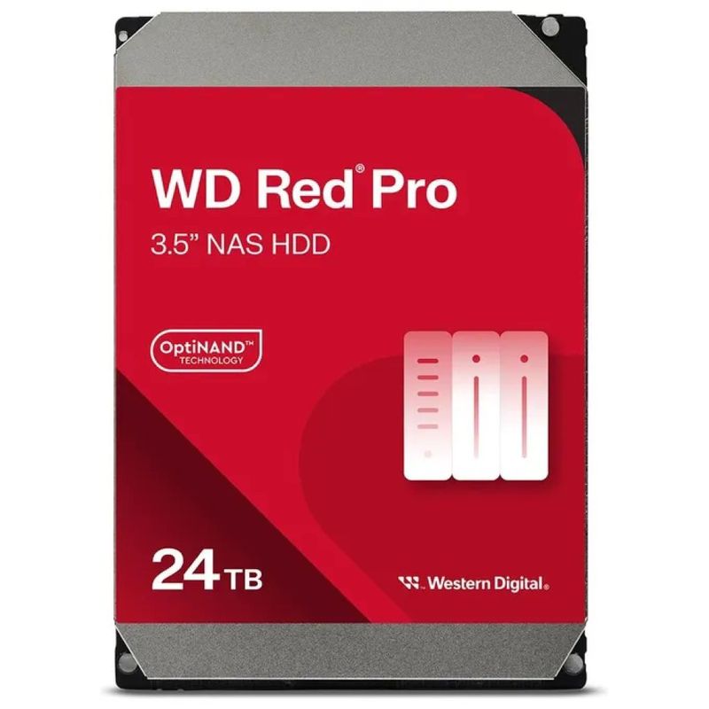 Western Digital WD241KFGX Red Pro Hard Disk Interno 24 TB 3.5'' 7200 rpm SATA 6 Gb-s CMR Cache 512 MB colore Nero Western Digital WD241KFGX Red Pro Hard Disk Interno 24 TB 3.5'' 7200 rpm SATA 6 Gb-s CMR Cache 512 MB colore Nero