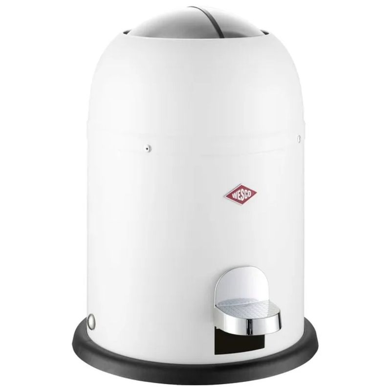 Wesco Mini Master Cestino a Pedale 6 L Bianco