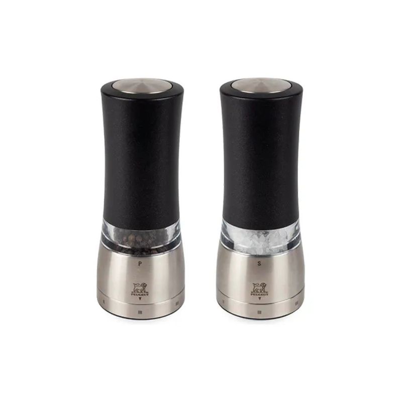 Peugeot Daman Electric Set macina sale e pepe, nero e acciaio inox